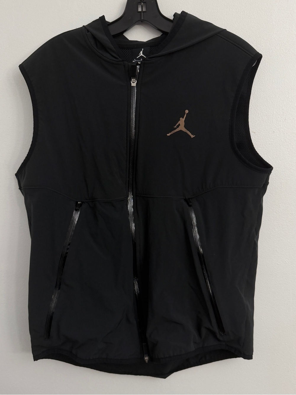 Jordan Dri-FIT Performance Jumpman Full-Zip Hooded Vest Sz L - Picture 1 of 9